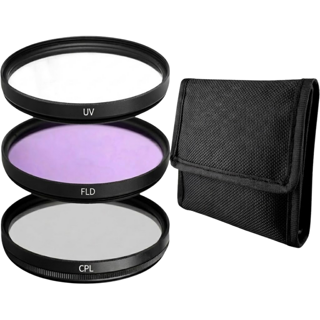 Kit de 3 Filtros 49mm