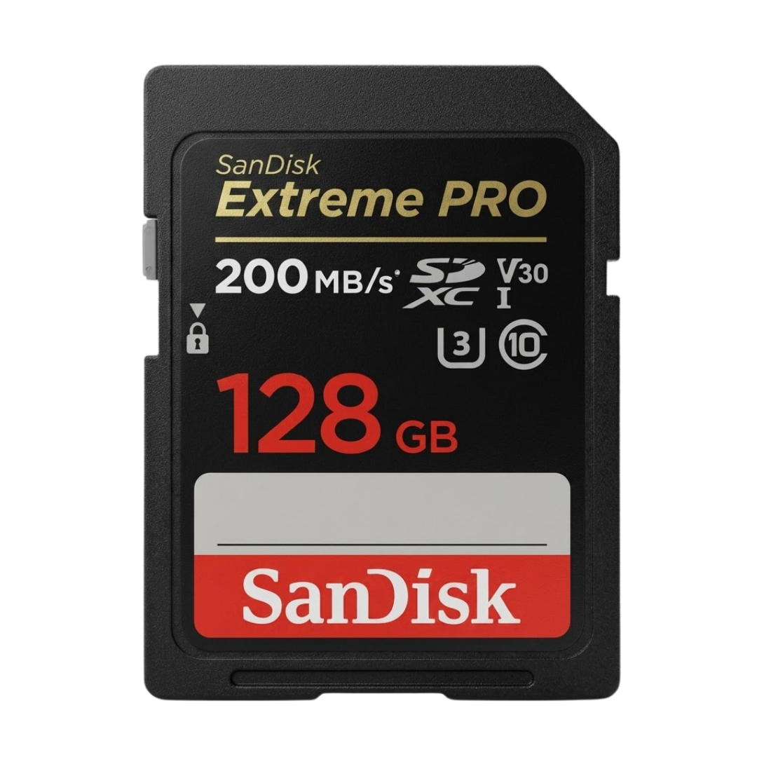 Memoria SD Sandisk 128GB/200MBPS