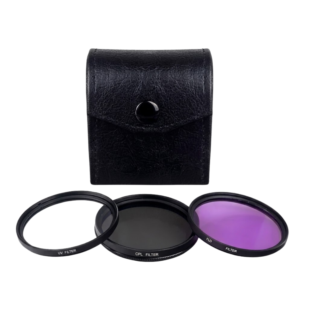 Kit de 3 Filtros 49mm