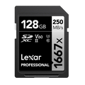Memoria SD Lexar Professional 128gb V60-II