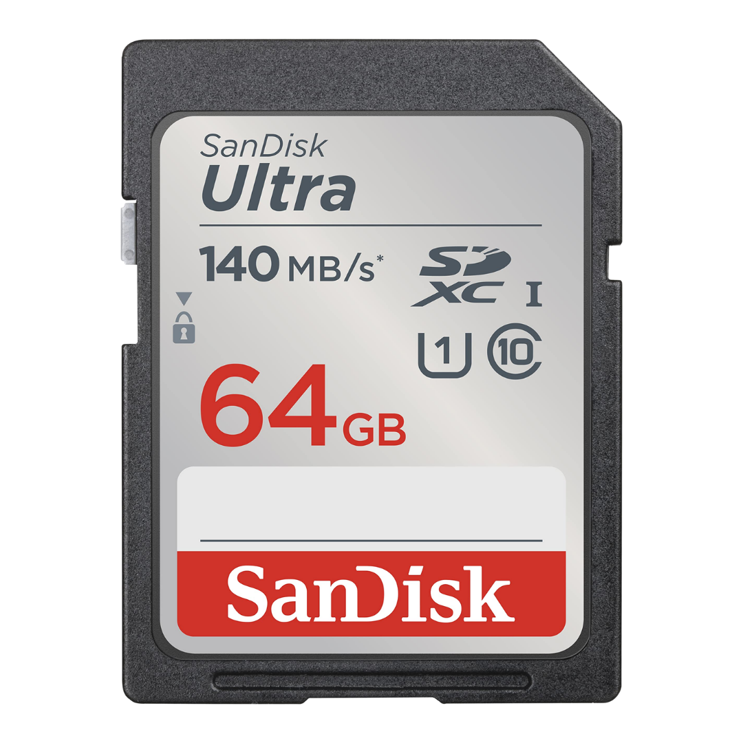 Memoria SD Sandisk Ultra 64gb/140mbs