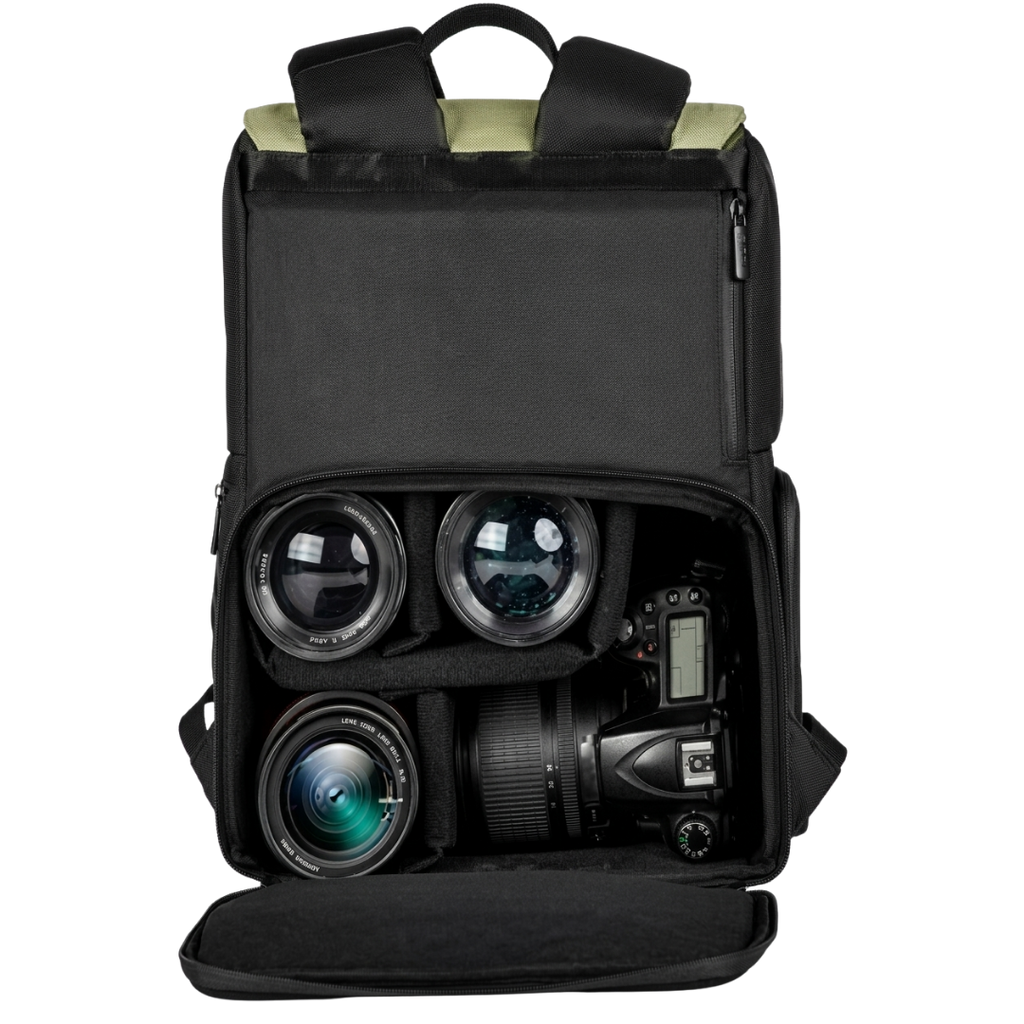 Mochila Fotográfica Cuero
