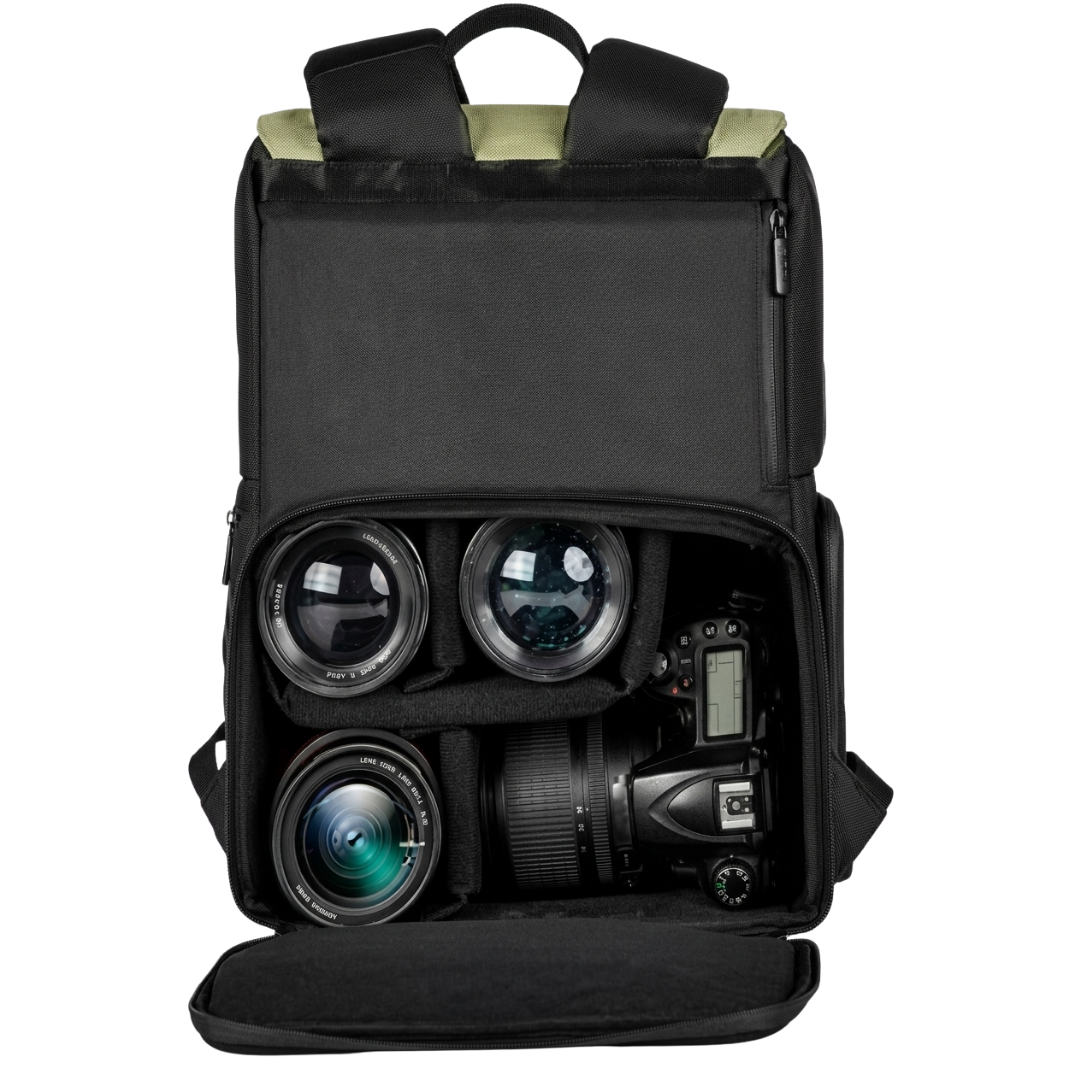 Mochila Fotográfica Cuero
