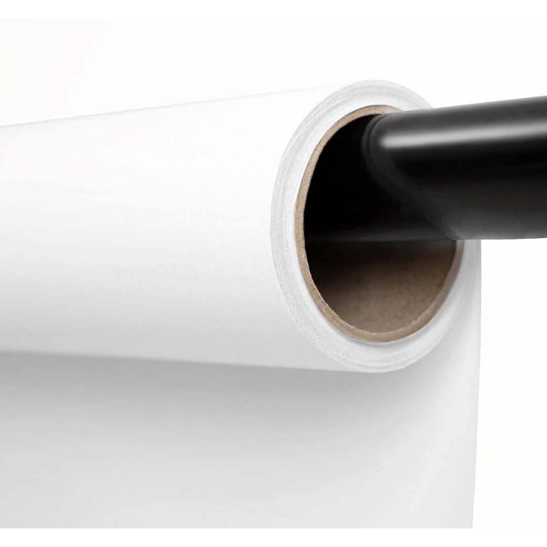 Papel Fotográfico 1.35m x 10m Blanco