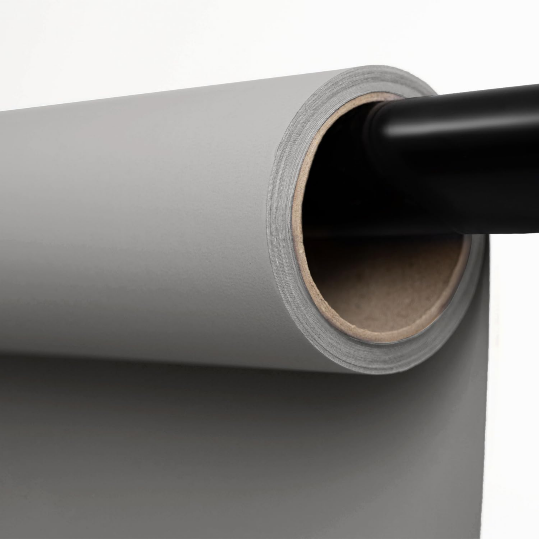 Papel Fotográfico 1.32m x 10m Gris